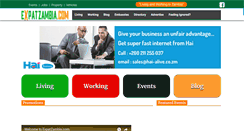 Desktop Screenshot of expatzambia.com